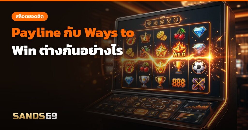 Payline สล็อต เทียบกับระบบ Ways to Win